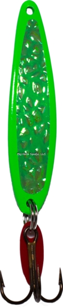 Picture of Bay DE Noc Swedish Pimple Jigging Lure, 1/5 OZ  1.5" Moss Ice