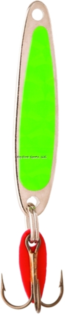 Picture of Bay DE Noc Swedish Pimple Jigging Lure, 1-7/8" 1/3Oz Chartreuse Prism