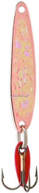 Picture of Bay DE Noc Swedish Pimple Jigging Lure, 1-7/8" 1/3Oz Crushed Ice/Copper Ice