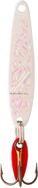 Picture of Bay DE Noc Swedish Pimple Jigging Lure, 2-3/4" 3/4Oz Crushed Ice/White Ice