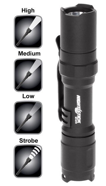 Picture of Bayco Products Inc Aluminum Mini-Tac Pro Flashlight - Black - 1 AA Battiery MT210 017398803731