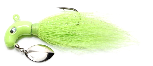 Picture of Baycoast Hyper Striper Lure With Spinner, 1 Oz, Chartreuse