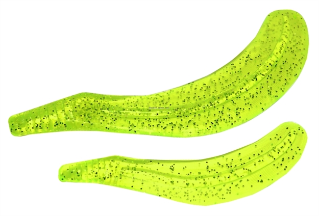 Picture of Baycoast Hyper Tails, 4", Chartreuse Glitter