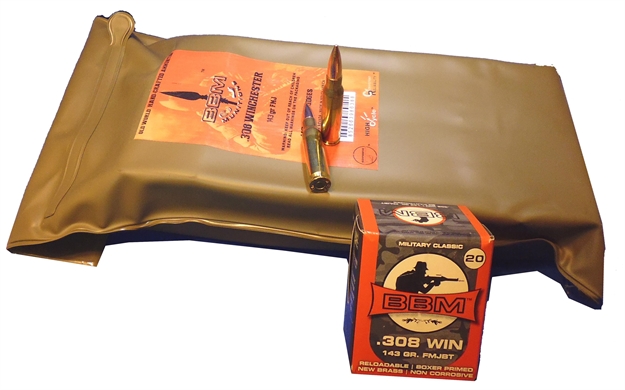 Picture of Bbm 308Fm143za Target Battlepack 308 Winchester/7.62 Nato 143 GR Full Metal Jacket Boat Tail 140 Pk/ 1 CS