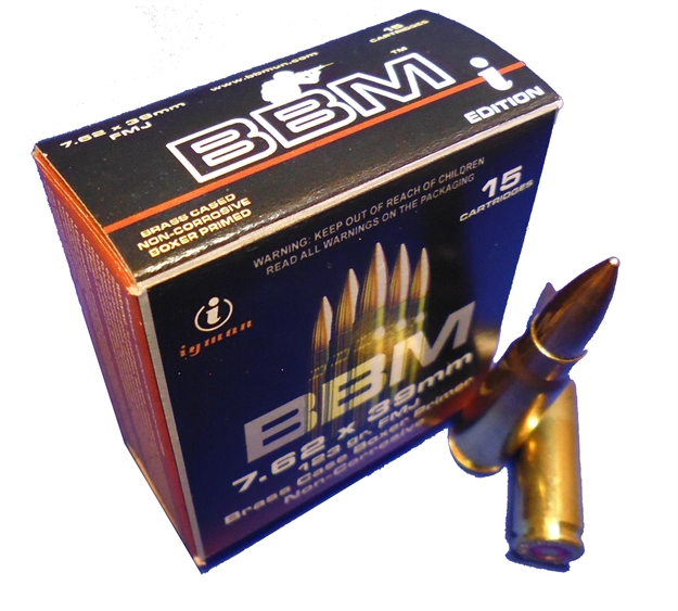 Picture of Bbm Target Battlepack 7.62X39mm 123 GR Full Metal Jacket 15 Bx/ 8 CS