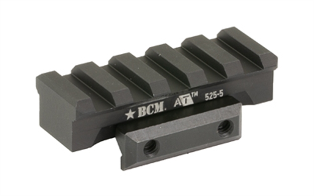Picture of  Bcm Orat5255 A/T Optic Riser 525-5  Black Anodized 5 Slots 812526023872