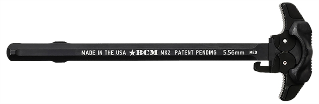 Picture of Bcm Gfhmk2lrgambi Ambidextrous Mk2 Charging Handle Compatible W/ Mil-Spec Ar-15 Black 7075 T-6 Aluminum BCM-GFH-MK2-LRG-AMBI 812526023803