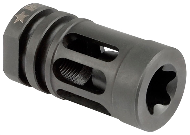 Picture of Bcm Gfcmod0556 Bcmgunfighter Compensator Mod 0 Black Nitride Stainless Steel With 1/2"-28 Tpi Threads For 5.56X45mm Nato Ar-15 GFC-MOD-0