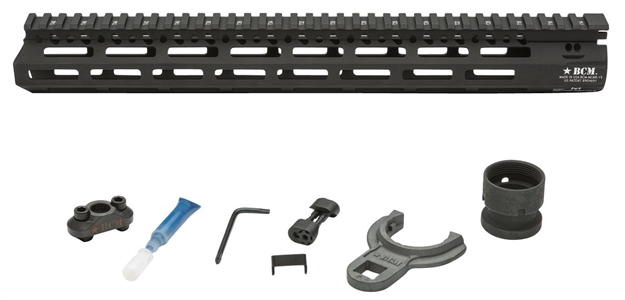 Picture of Bcm Mcmr13556blk Bcmgunfighter Mcmr 13" M-Lok, Free-Floating Style Made OF Aluminum With Black Anodized Finish For Ar-Platform BCM-MMR-13-556-BLK