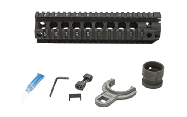 Picture of Bravo Company Rail Picatinny Free Float 9" Black Fits Ar-15 BCM-QRF-9-556-BLK