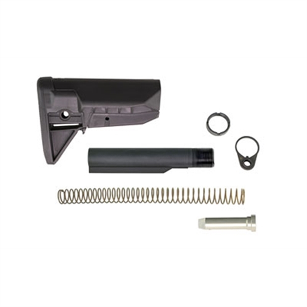 Picture of Bcm Gfskmod0spmd Bcmgunfighter Mod 0 Kit Black Synthetic With Sopmod Widebody Cheekweld For Ar-Platform BCM-GFSK-MOD0-SPMD-BLK 812526021267