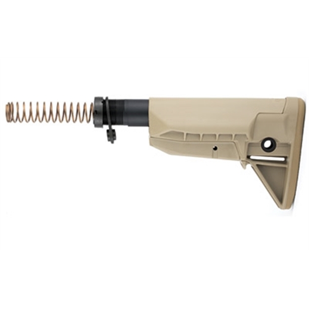 Picture of Ar-15 Bcmgunfighter Mod 0 Sopmod Stock Assy Collapsible Mil-Spec BCM-GFSK-MOD0-SPMD-FDE 812526021250