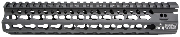Picture of Bcm Kmra10556bk Kmr Alpha Handguard 10" Keymod Style Made OF Aluminum With Black Anodized Finish For Ar-15 BCM-KMR-A10-556-BLK 812526020406