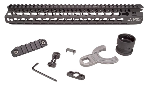 Picture of Bcm Kmra13556bk Kmr Alpha Handguard 13" Keymod Style Made OF Aluminum With Black Anodized Finish For Ar-15 KMRA13556BLK 812526020413