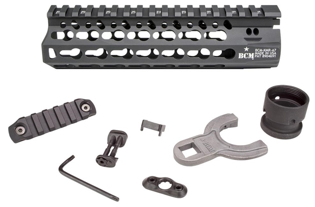 Picture of Bcm Kmra7556bk Kmr Alpha Handguard 7" Keymod Style Made OF Aluminum With Black Anodized Finish For Ar-15 BCM-KMR-A7-556-BLK