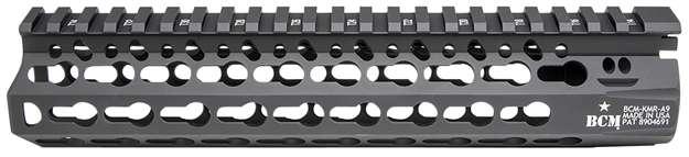 Picture of Bcm Kmra9556bk Kmr Alpha Handguard 9" Keymod Style Made OF Aluminum With Black Anodized Finish For Ar-15 KMRA9556BLK