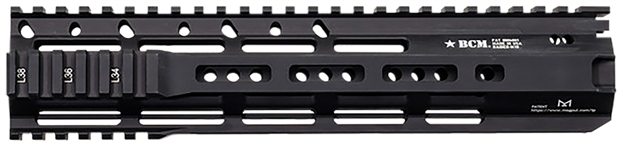 Picture of  Bcm Raiderm10556bl Raider-M13 Rail  Black Anodized 10.00" M-Lok Free-Floating Style Made OF Aluminum For Ar-Platform 812526024039