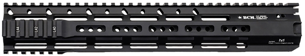 Picture of  Bcm Raiderm13556blk Raider-M13 Rail  Black Anodized 13.00" M-Lok Free-Floating Style Made OF Aluminum For Ar-Platform