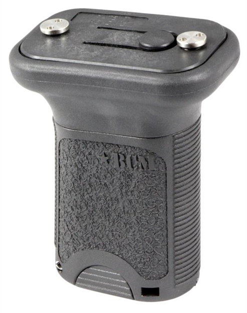Picture of Bcm Vgskmblk Bcmgunfighter Short Vertical Grip Made OF Polymer With Black Aggressive Textured Finish With Storage Compartment For Keymod Rail BCM-VG-S-KM- BLK 855877004763