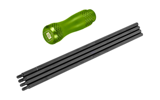 Picture of Break Through Clean Tech 4-Piece Cleaning Rod 40" W/Aluminum Handle Grn BT-CR40 026509077480