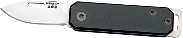 Picture of Bear & Son & Son Slip Joint Folder 1.5" Black/Ss Alumimun Handle! 109BK
