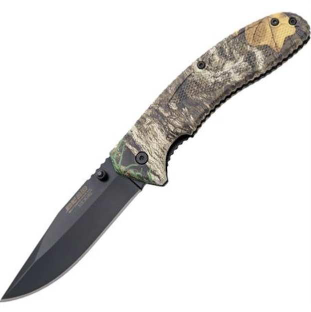 Picture of Bear & Son, Inc. 41/2" Camo Zytel Sdlnr Ast Opnr 61119
