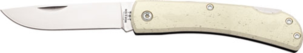 Picture of Bear & Sons Cutlery & Son Farmhand 2.75" Lckng Smooth White Bone W/Clip WSC37L 730153006375