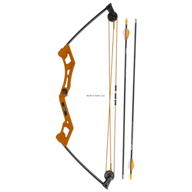 Picture of Bear Archery Apprentice Youth Bow Set 6-13 Lbs 13-24" Draw Length Flo Orange AYS6001TR