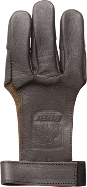 Picture of Bear Archery Archery Leather Shooting Glove 3-Finger Ambidextrous LG ASG101L 754806316154