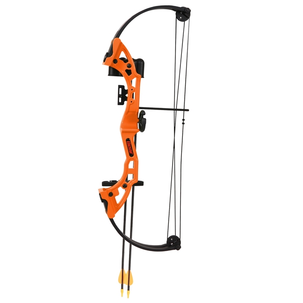 Picture of Bear Archery Archery Youth Compound Bow Brave RH Orange Age 8+ AYS300TR
