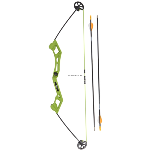 Picture of Bear Archery Valiant Youth Bow Set 7-16 Lbs Flo Green AYS6201GR 754806307701