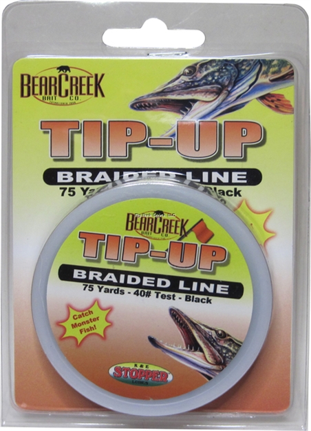 Picture of Bear Creek Braided Tip-Up Line 20Lb Black