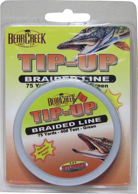 Picture of Bear Creek Braided Tip-Up Line 20Lb Green