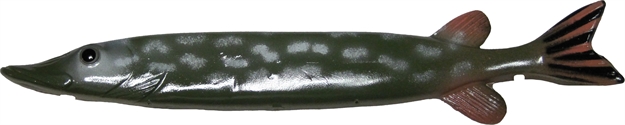 Picture of Bear Creek Spearing Decoy 10" Pike, Natural Pike