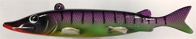 Picture of Bear Creek Spearing Decoy 6" Pike, Purple Gill