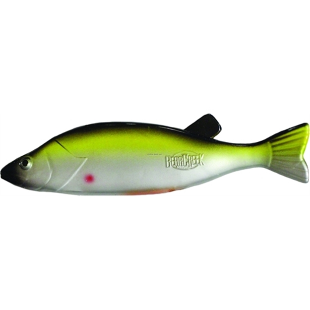 Picture of Bear Creek Spearing Decoy 8" Perch Golden Shiner