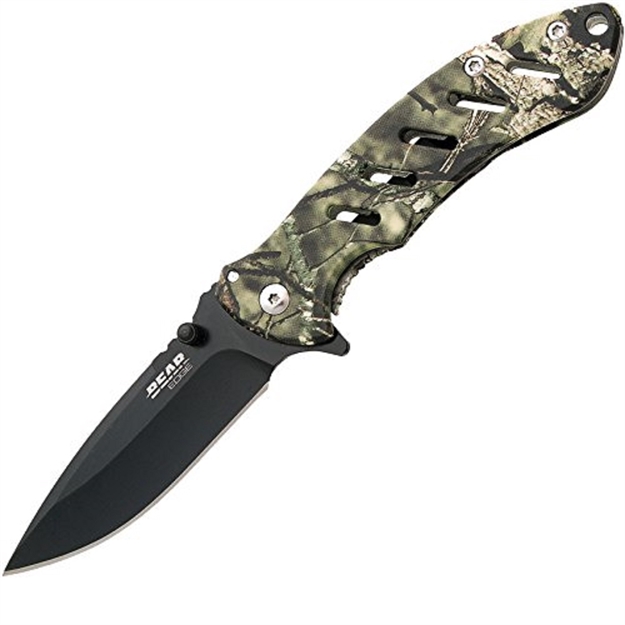 Picture of Bear Edge Brisk 1.0 Large Folding Knife W- Mossy Oak Handle