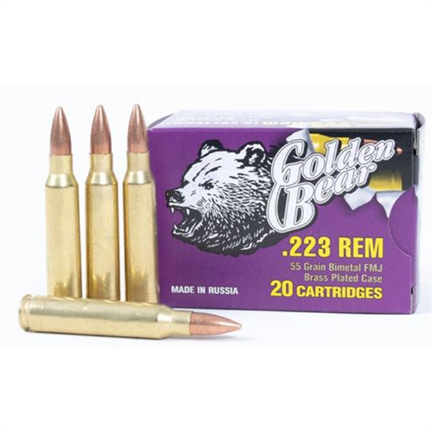 Picture of Bear Gold 223Rem 55Gr Fmj 20/25