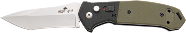 Picture of Bear Ops Ops Bold Action Push Bttn Auto 3" Ss/Odgrn W/Clip & Lck! AC500B4P