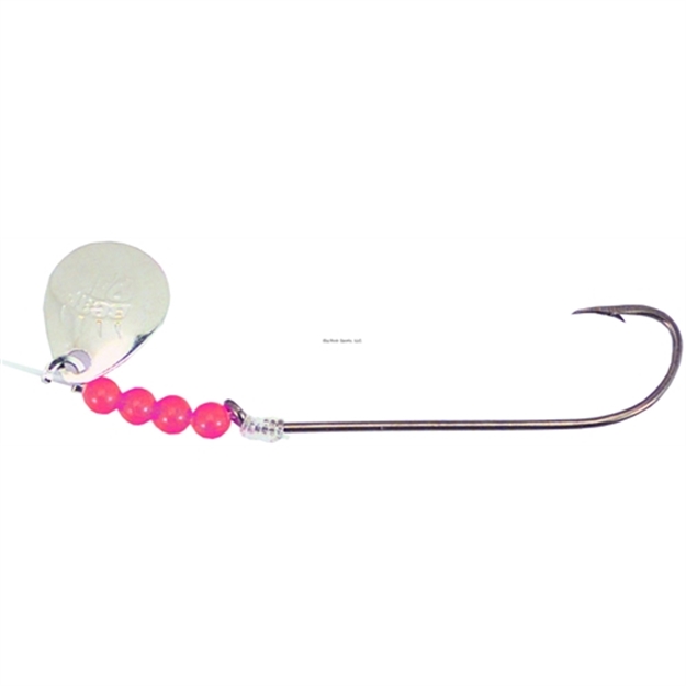 Picture of Bear Paw Flicker Snelled Hook, Size 4, Long Shank, Bronze, 8" Mono, 6 Per Pack