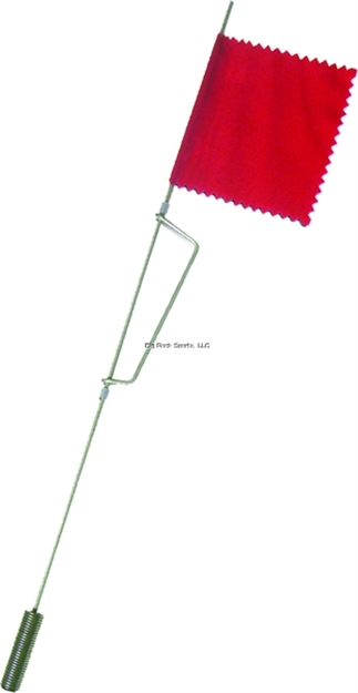Picture of Beaver Dam Tip-Up Flag Red Flag