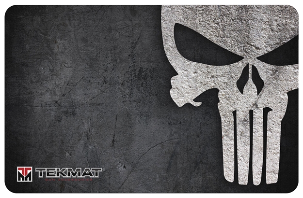 Picture of  Tekmat Tekr17punisher Punisher Grunge Cleaning Mat Black/White Rubber 11"X17" Punisher Skull 612409970954