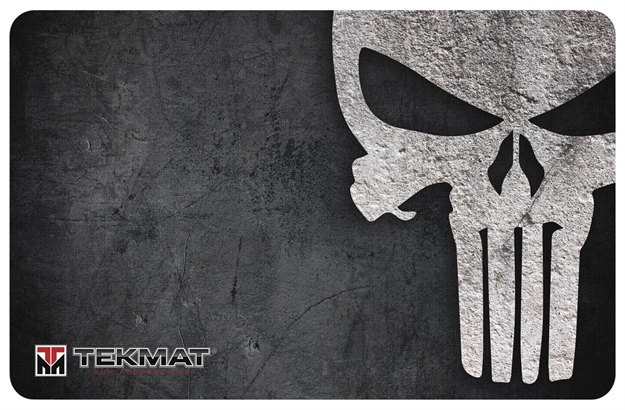 Picture of  Tekmat Tekr42punisher Punisher Door Mat Black/Gray Rubber 42" Long Punisher Skull 612409974143