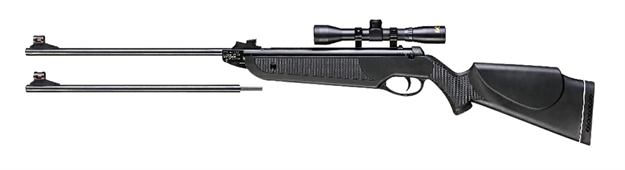 Picture of  Beeman 1022 Black Club Combo Spring Piston 22 1Rd Shot Black Black Receiver Black Scope 4X32mm