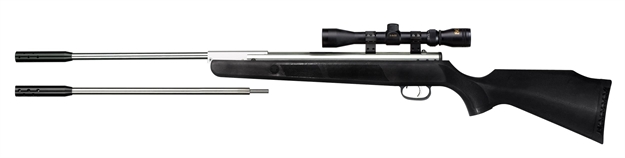 Picture of Beeman 1077Sc Silver Kodiak X2 Air Rifle Break Open .177/.22 Black