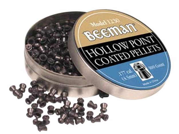 Picture of  Beeman 1230 Coated  177 Hollow Point 500 Pellets/Tin 026785012304