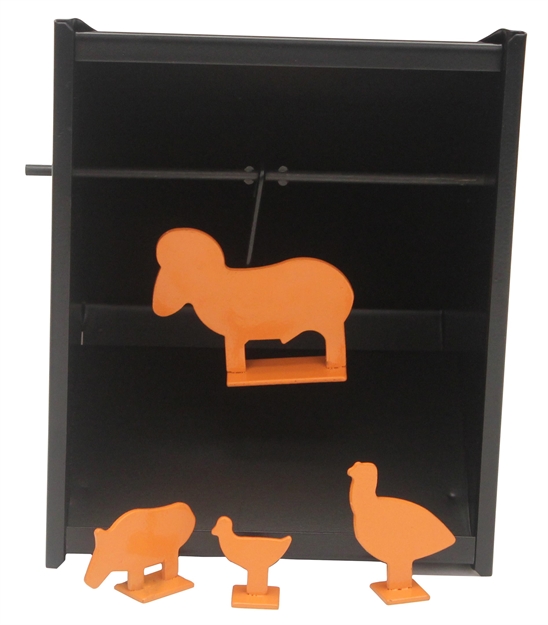 Picture of  Beeman 2085 Pellet Trap  Steel Orange Target Airgun Metal Silhouette/Paper Targets