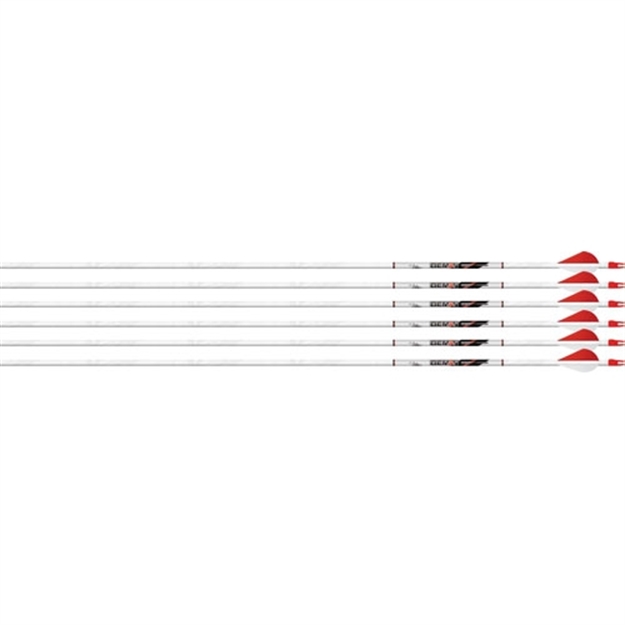 Picture of Beman Arrow Ics White Out 340 W/Xpv Vanes 6-Pack