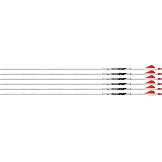 Picture of Beman Arrow Ics White Out 400 W/Xpv Vanes 6-Pack