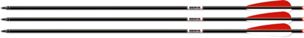 Picture of Beman Xbow Bolt Whitebox 20" 4" Vanes Fully Assembled 3-Pk